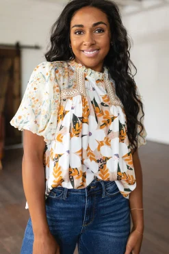 Daydreamer Mixed Floral Top