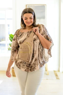 Desert Romance Animal Print Blouse