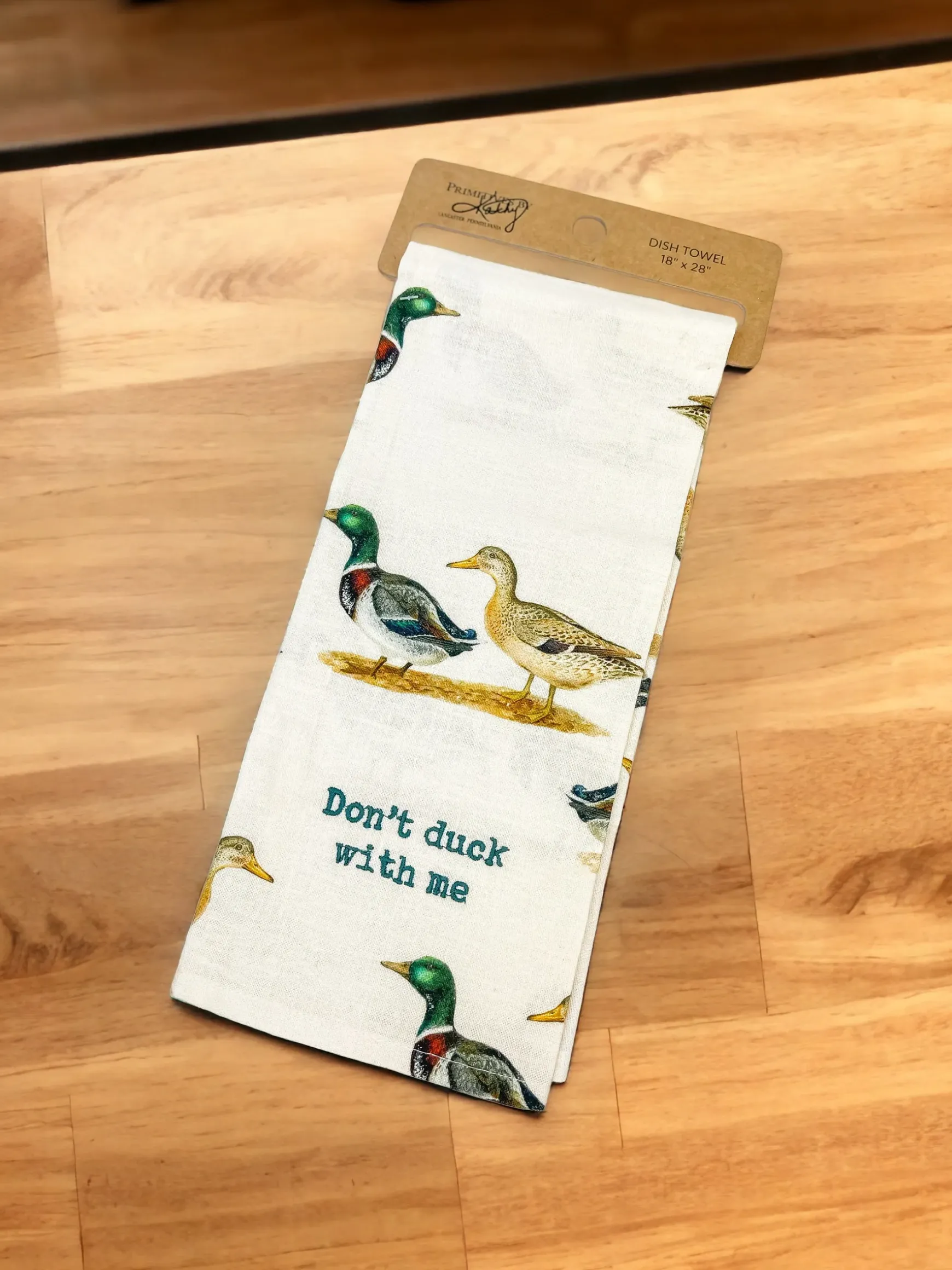 'Don't Duck With Me' Kitchen Towel