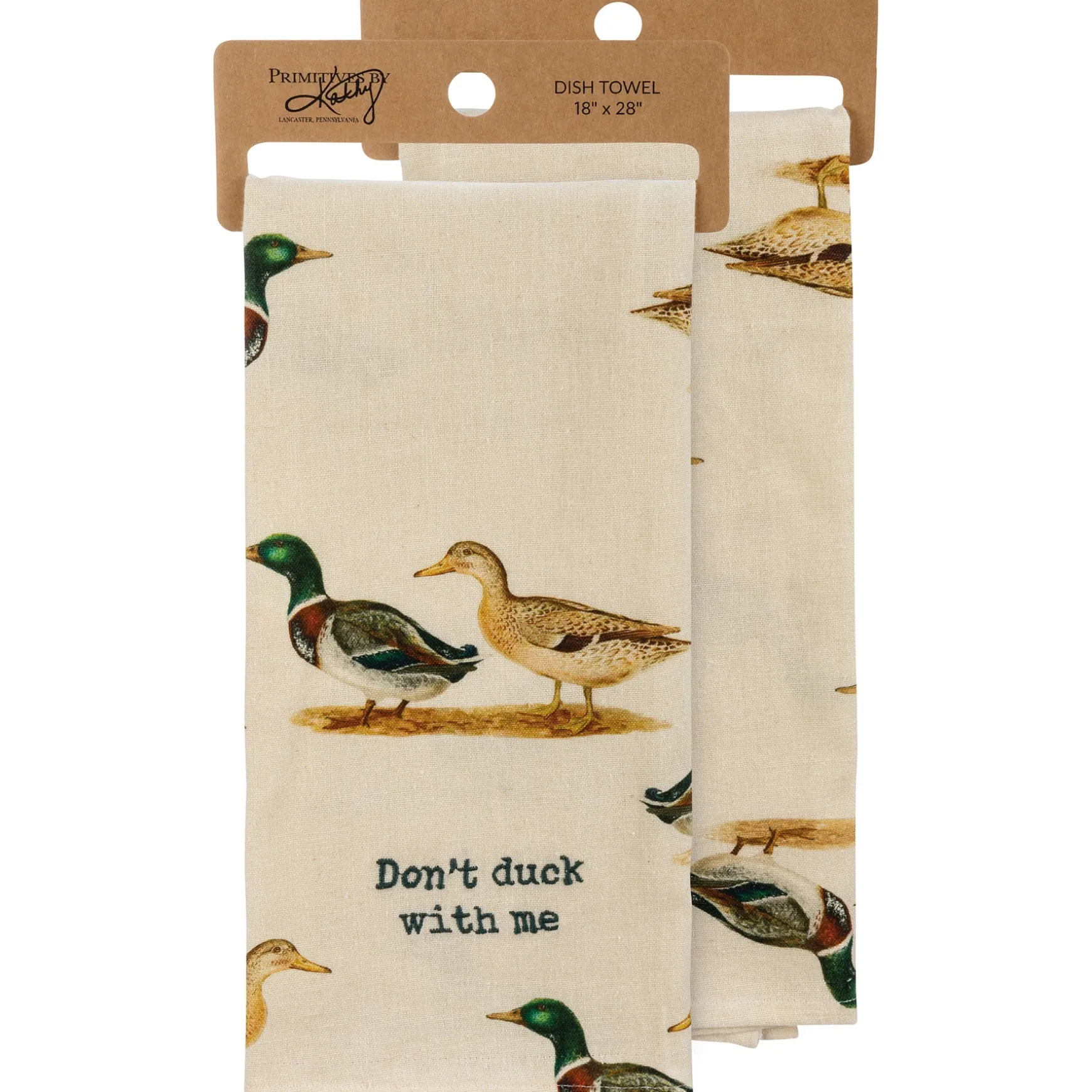 'Don't Duck With Me' Kitchen Towel