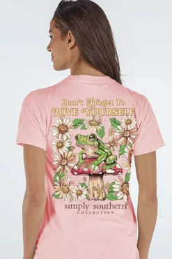 'Don't Froget To Love Yourself' Short Sleeve Tee by Simply Southern