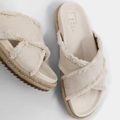 DOORBUSTER: Courtney Slip-Ons - Bone by ShuShop