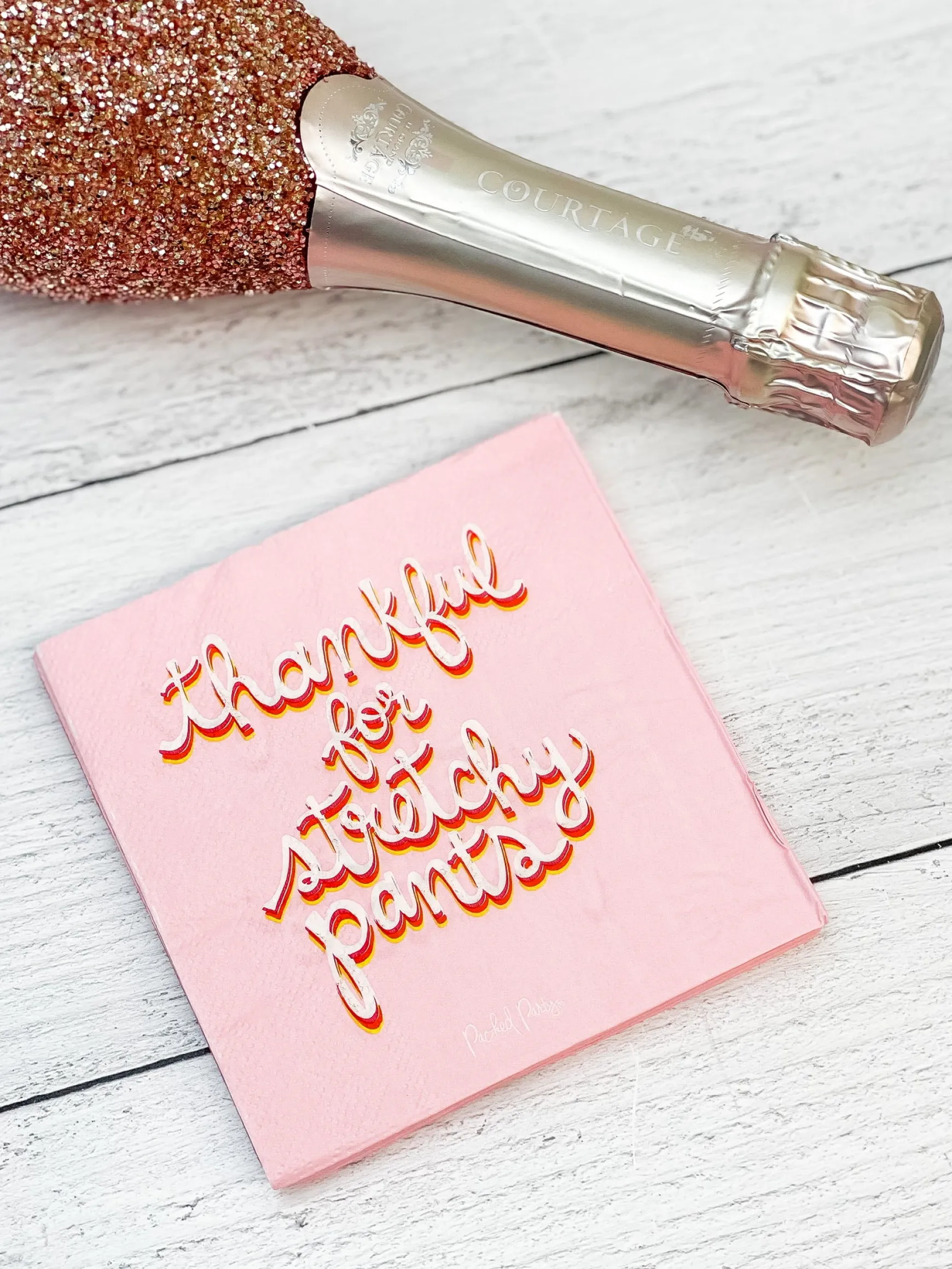 Doorbuster: Stretchy Pants Dessert Napkins - Set of 20