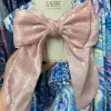 Dotted Pink Hair Bow by Simply Southern