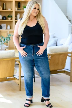 Downtown High Rise Boyfriend Jeans by Judy Blue