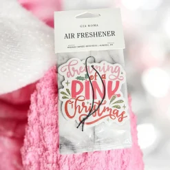'Dreaming Of A Pink Christmas' Hanging Air Freshener