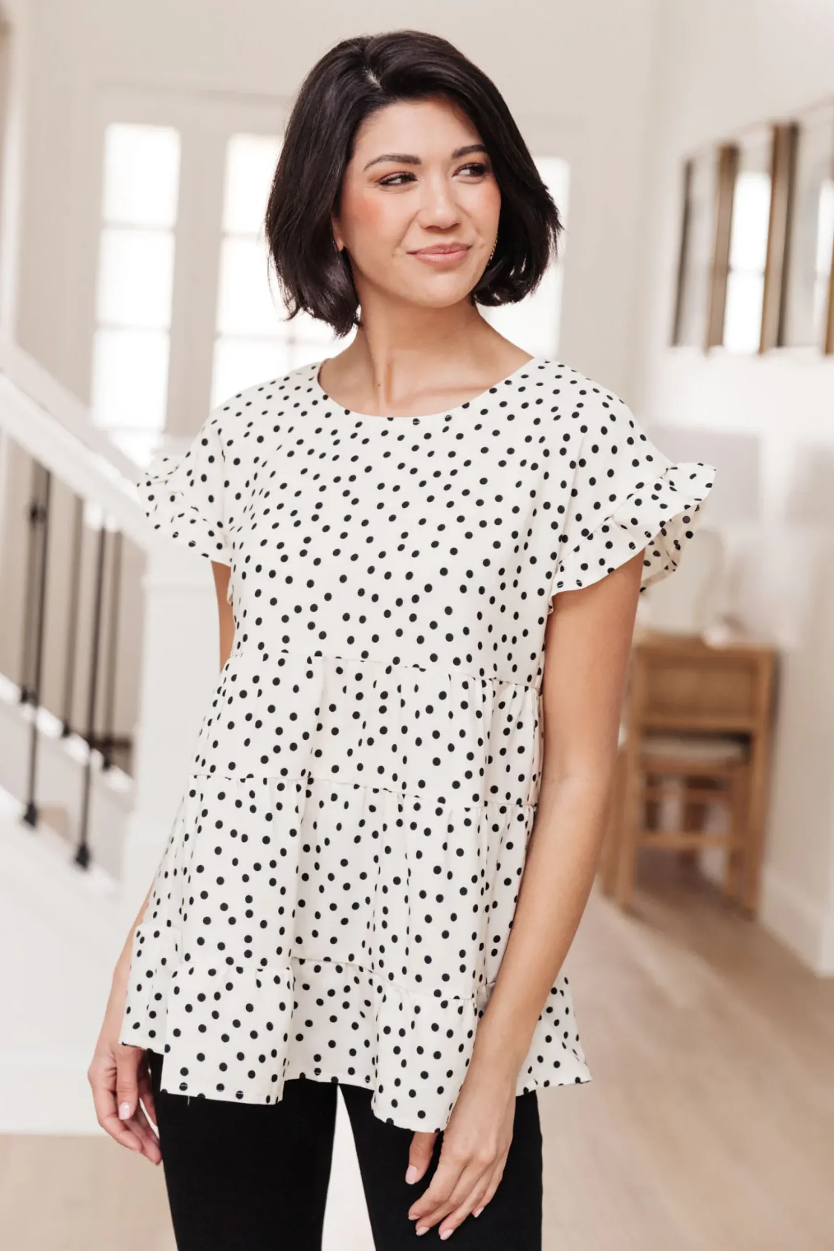 Dreamy Look Top In White