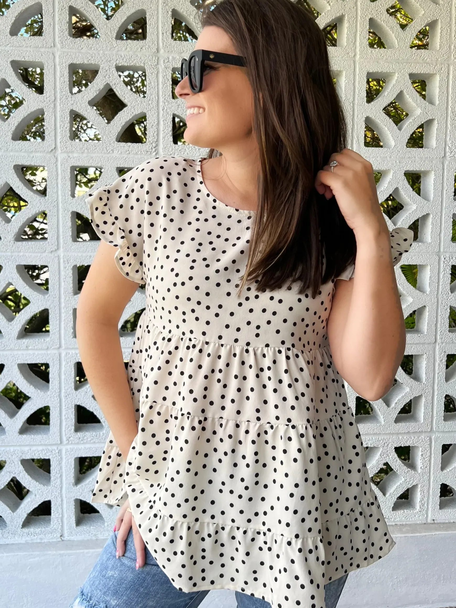 Dreamy Look Top In White