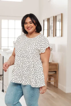 Dreamy Look Top In White