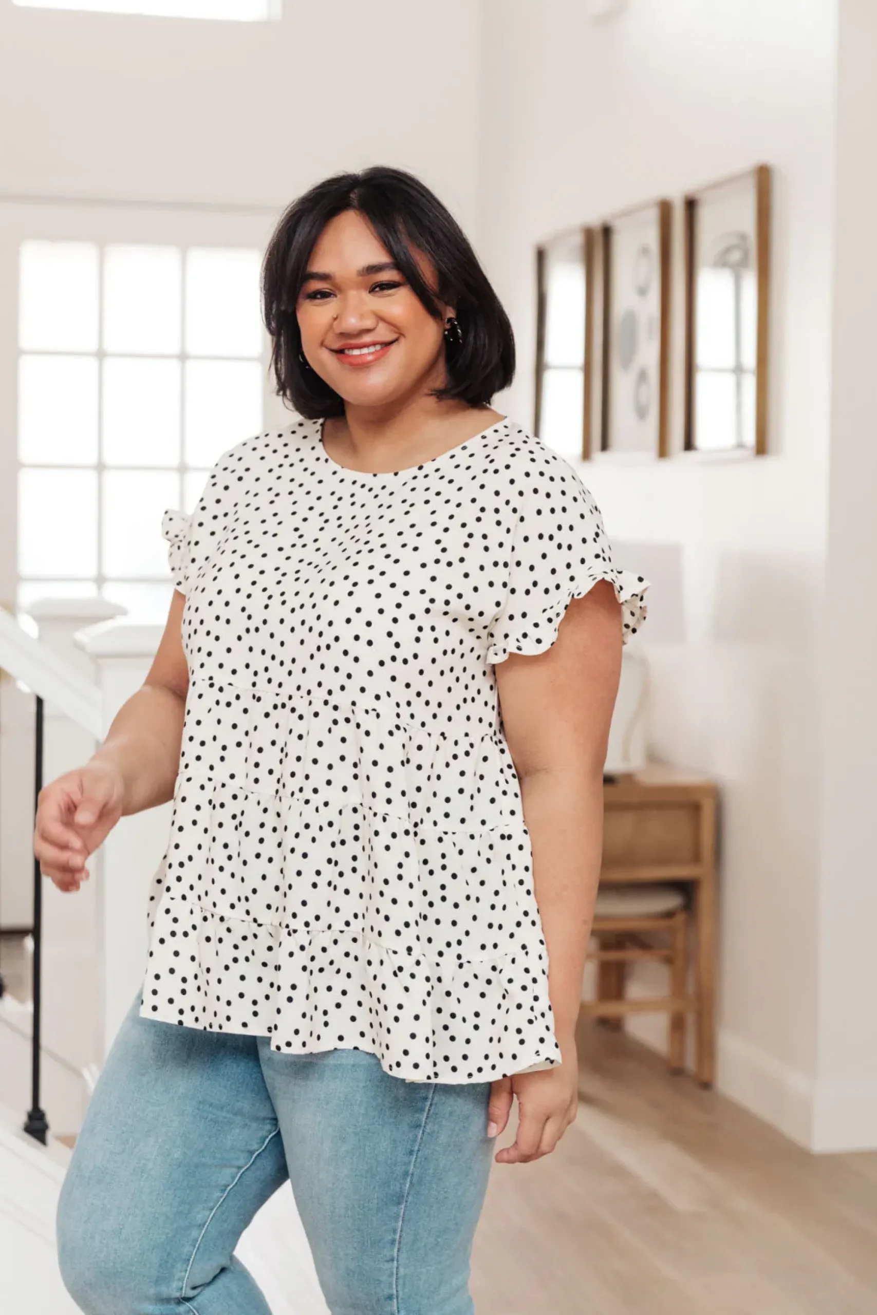 Dreamy Look Top In White