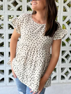 Dreamy Look Top In White