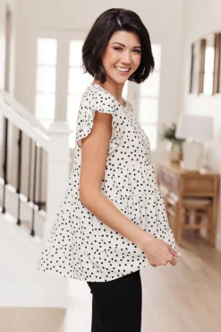 Dreamy Look Top In White