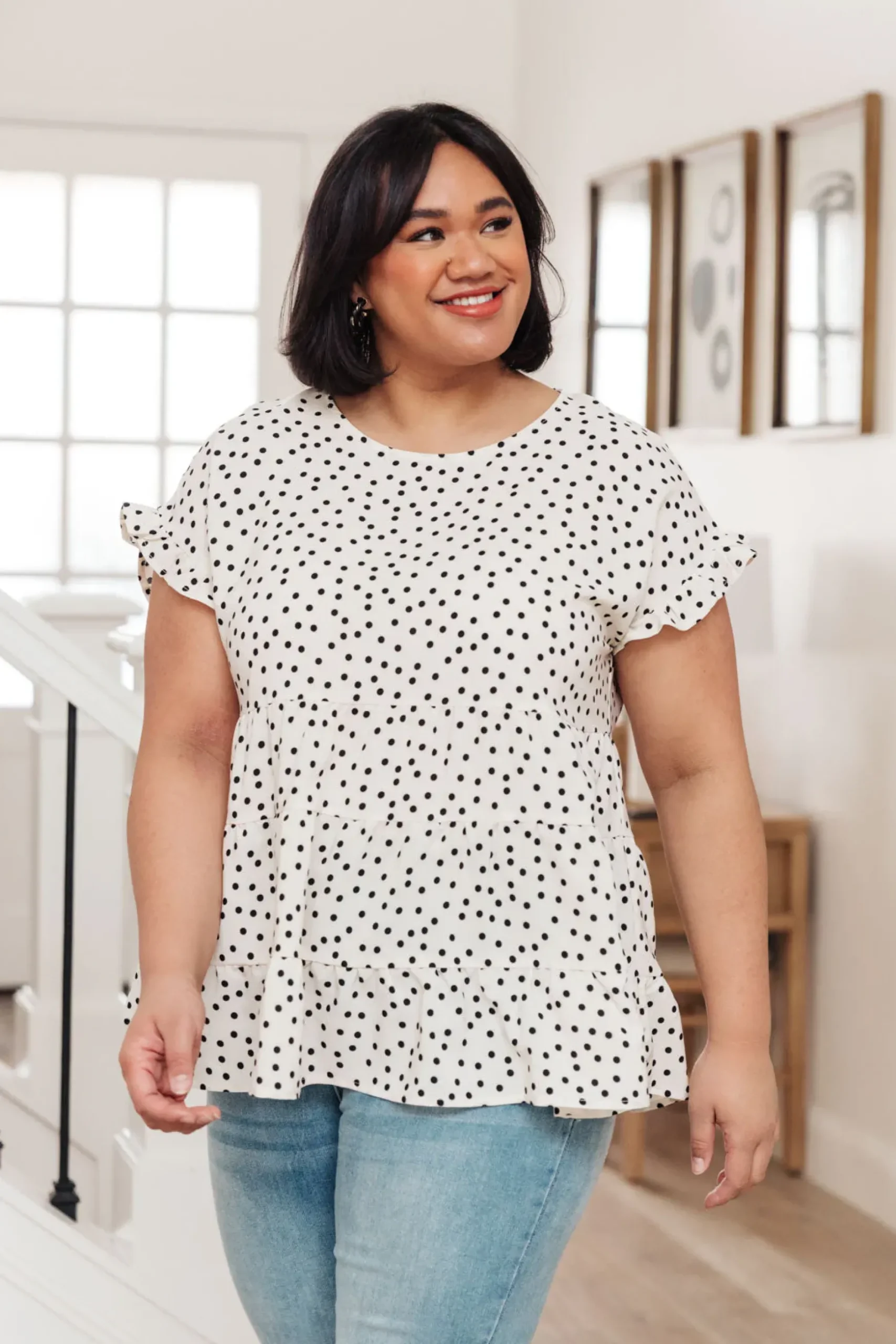 Dreamy Look Top In White