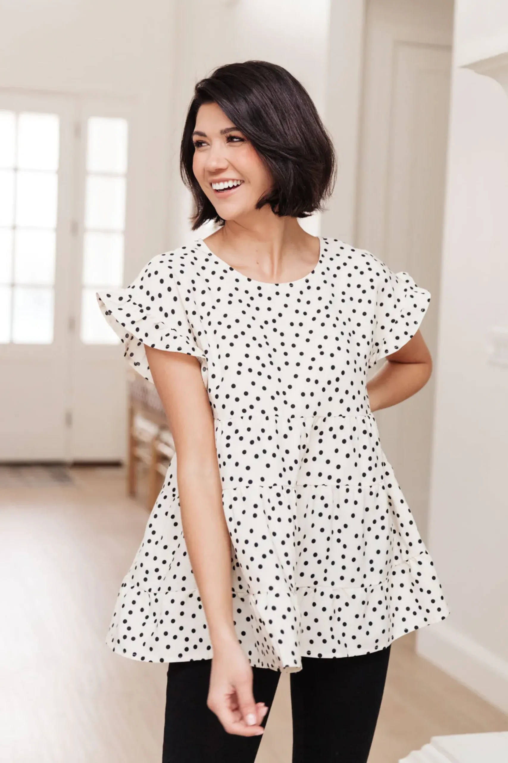 Dreamy Look Top In White