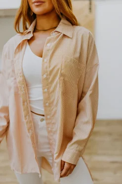 Easy On The Eyes Striped Button Up