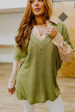 Easy On The Eyes Striped Button Up