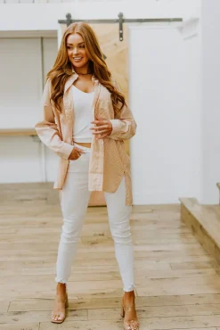 Easy On The Eyes Striped Button Up