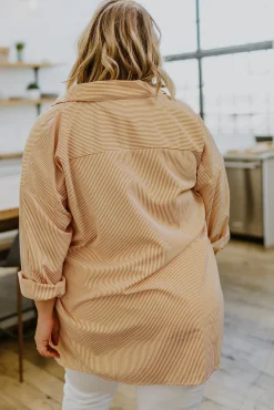 Easy On The Eyes Striped Button Up