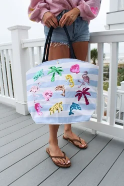 Embroidered Sequin Totes by Simply Southern