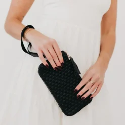 Emma Woven Clutch Wristlet by Pretty Simple