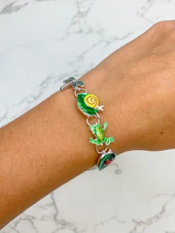 Enamel Garden Magnetic Bracelet