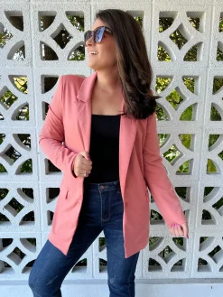 Eugenie Blazer in Mauve