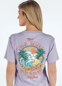 'Even The Wind And The Waves Obey Him' Short Sleeve Tee by Simply Southern (Ships Early April)