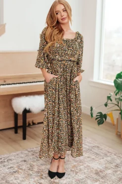 Ever So Briefly Floral Maxi Dress