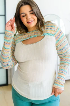 Evidently Extra Peekaboo Cut Out Top