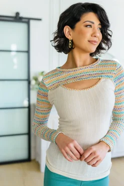 Evidently Extra Peekaboo Cut Out Top