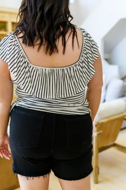 Extra Time Striped Top