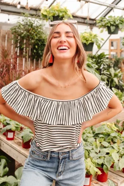 Extra Time Striped Top