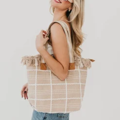 Fae Fringe Tote Bag by Pretty Simple (Ships in 2-3 Weeks)