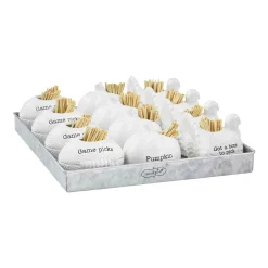 Fall Toothpick Holder Sets by Mud Pie