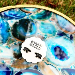 Family Signature Enamel Studs by Prep Obsessed