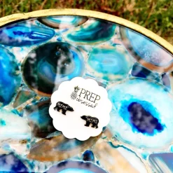 Family Signature Enamel Studs by Prep Obsessed