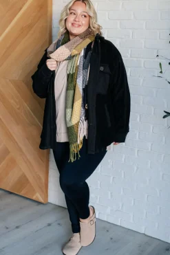 Fantastic in Fleece Jacket in Black