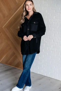 Fantastic in Fleece Jacket in Black