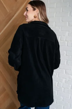 Fantastic in Fleece Jacket in Black