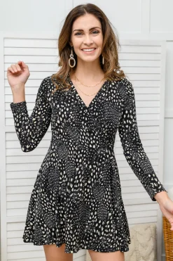 Fay Long Sleeve V Neck Romper