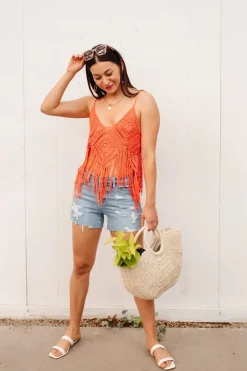 Festival Fringe Tank in Orange