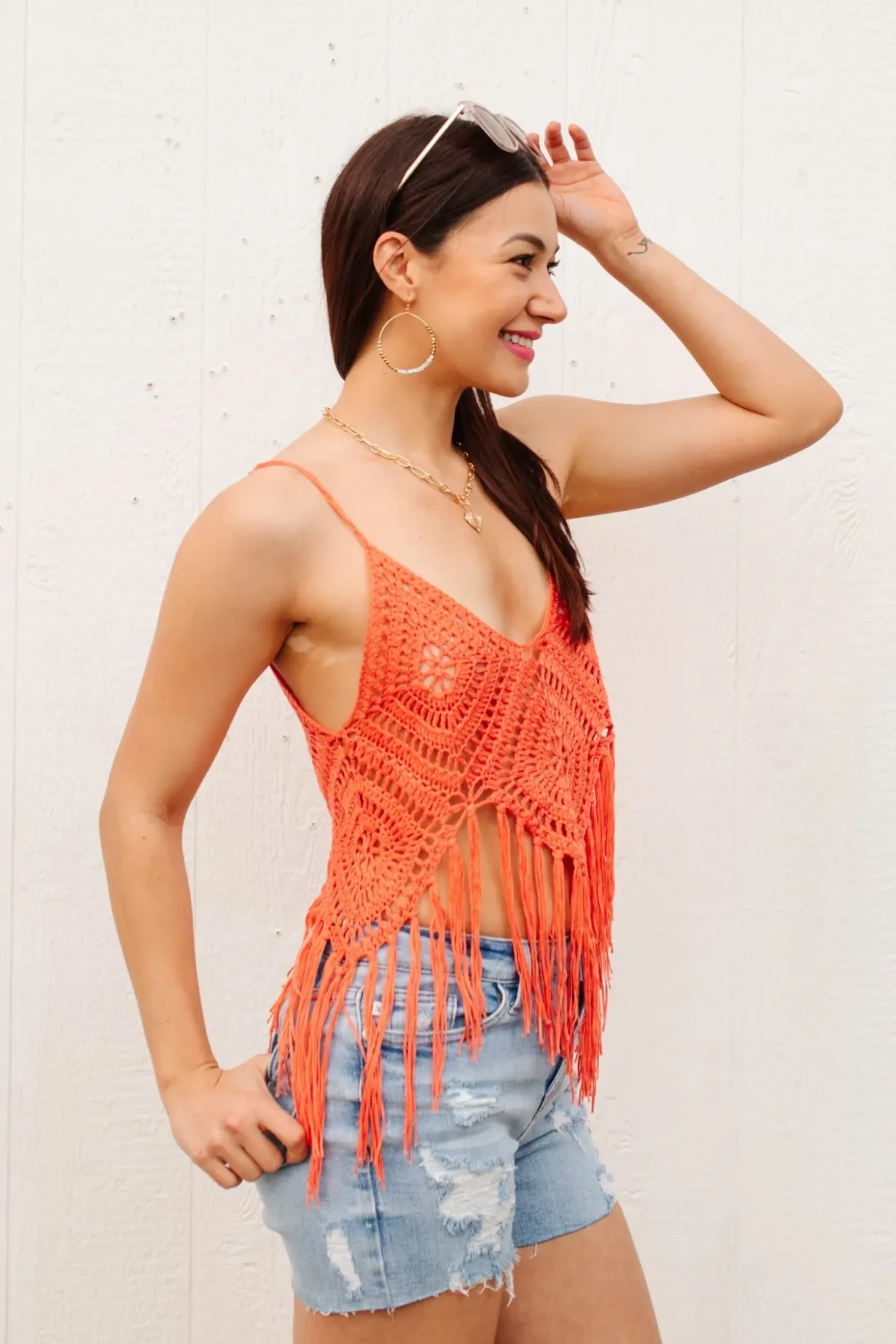 Festival Fringe Tank in Orange