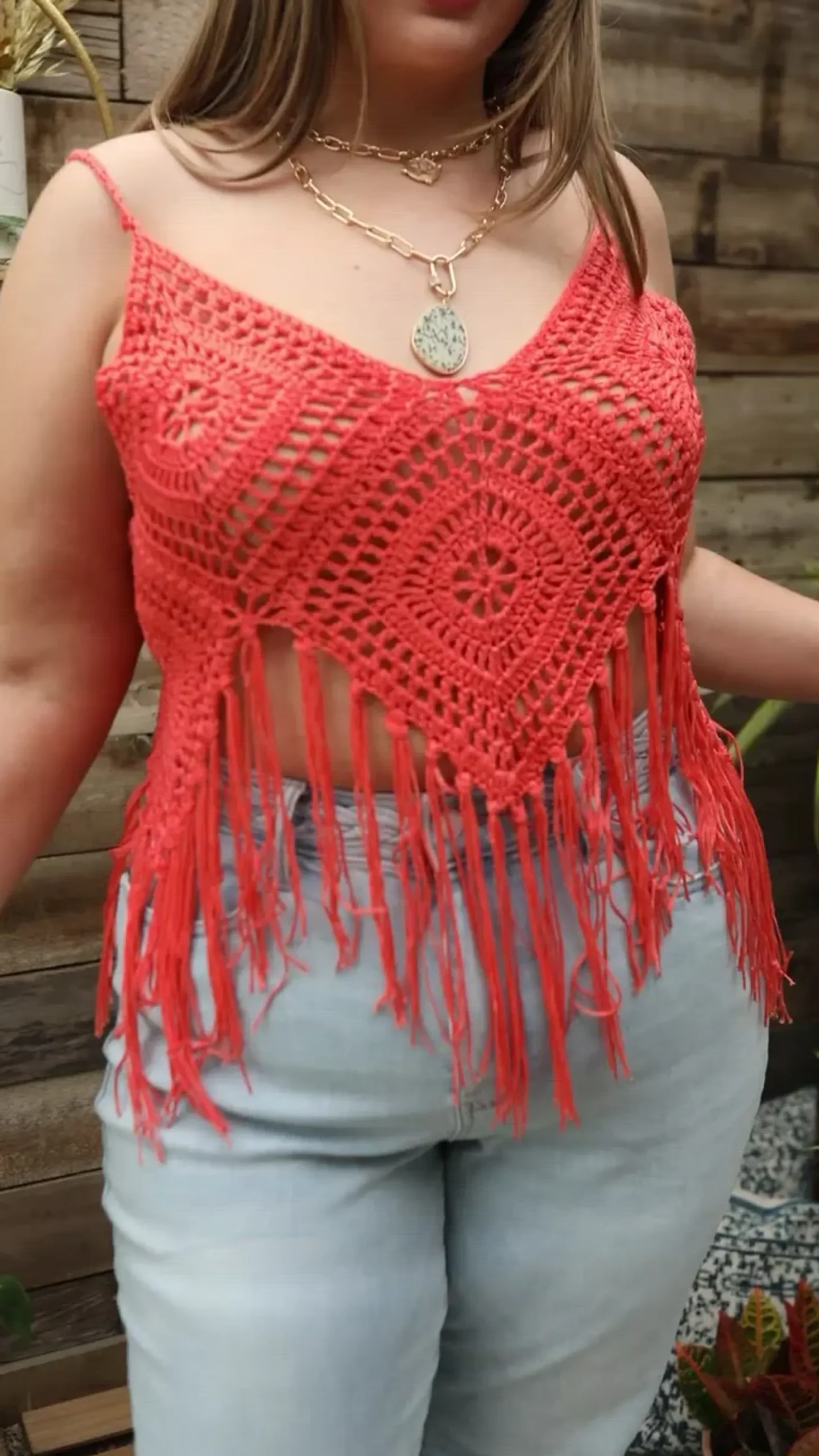 Festival Fringe Tank in Orange