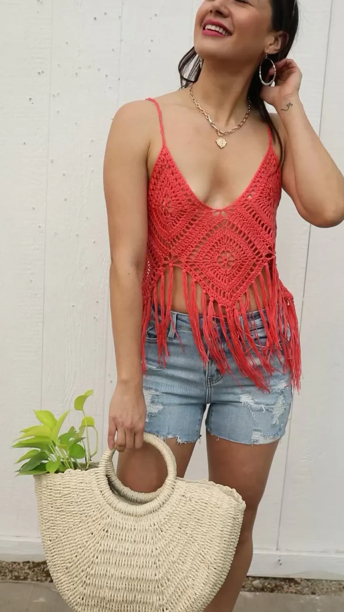 Festival Fringe Tank in Orange