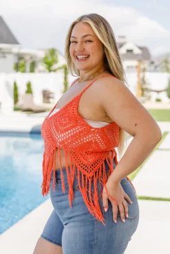 Festival Fringe Tank in Orange