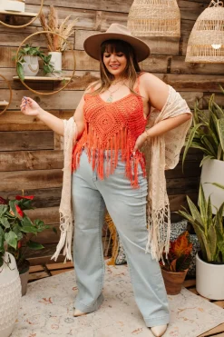 Festival Fringe Tank in Orange