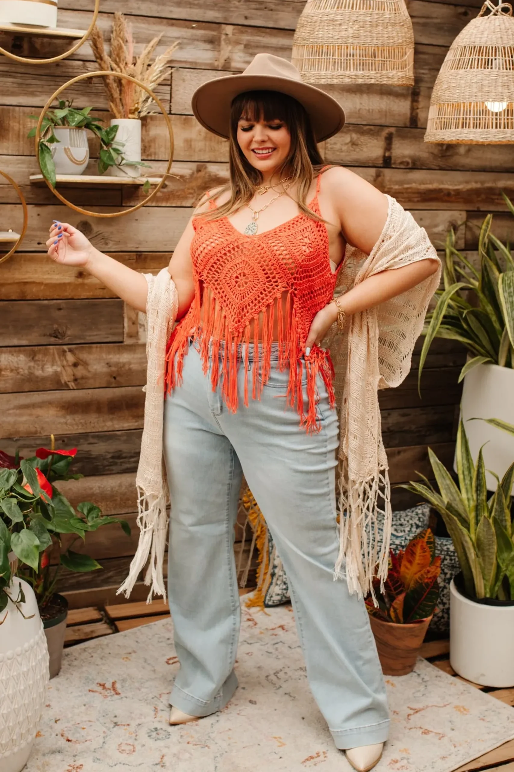 Festival Fringe Tank in Orange
