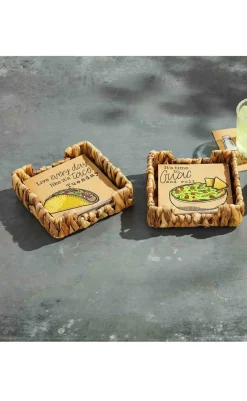 Fiesta Napkin Basket Sets by Mud Pie