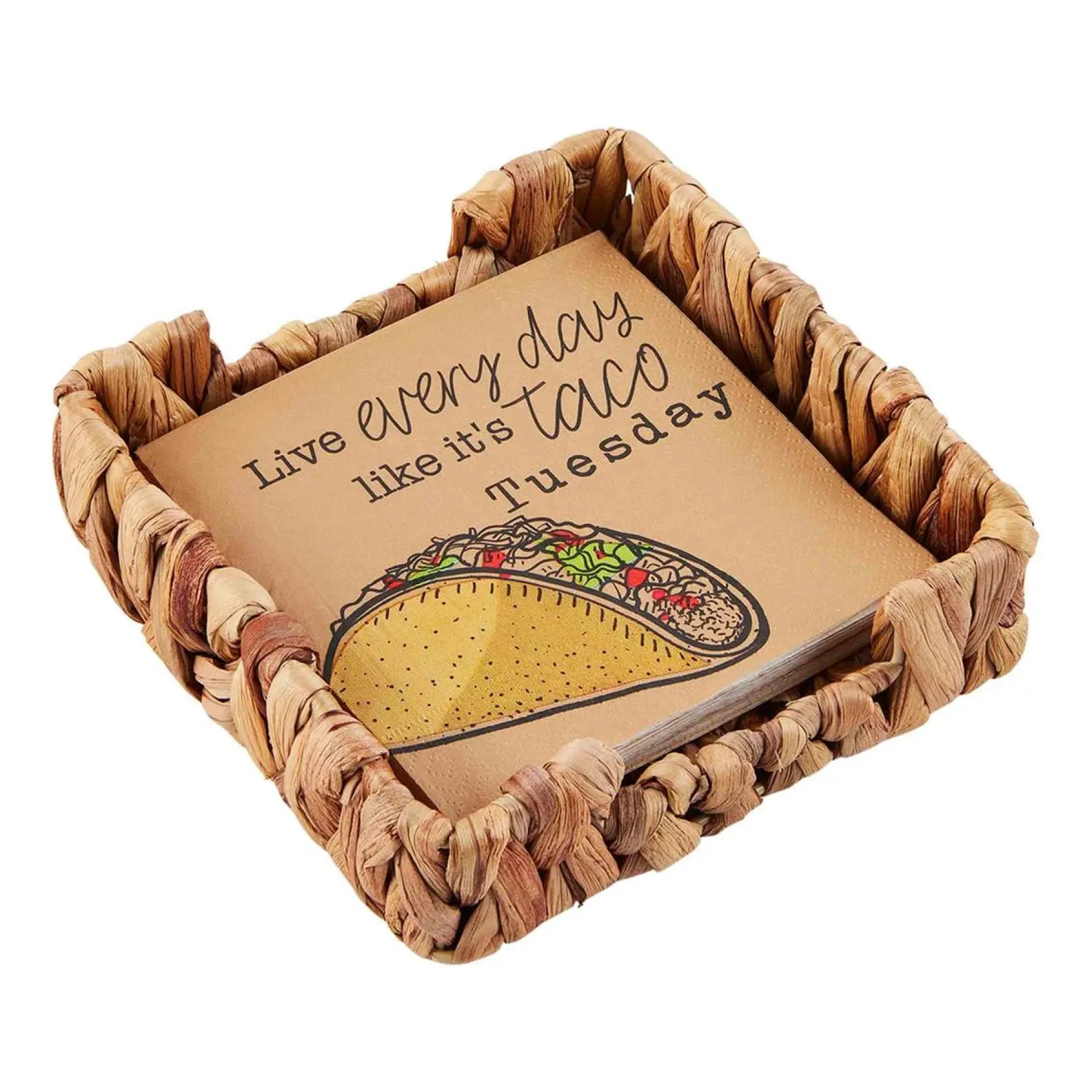 Fiesta Napkin Basket Sets by Mud Pie