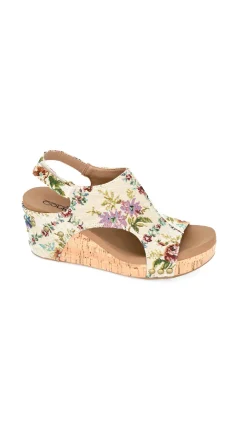 FINAL SALE: Carley Sand Brocade Floral By Corky's